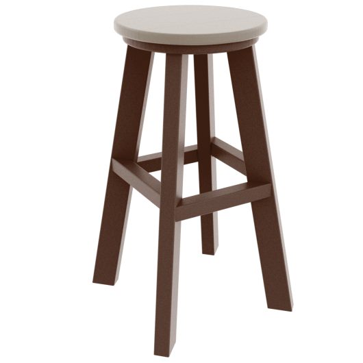Round Bar Height Stool